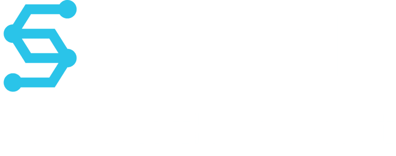 Syndis logo - unhack white